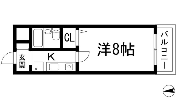 メイプルハイムPart1の物件間取画像